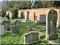 Graves, Addington churchyard