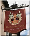 Sign for The Crown Hotel