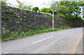 Stone wall on west side of Wood Nook Lane