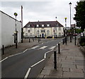 Zebra crossing in the centre of Caerleon