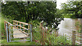 Footbridge beside The River Wye