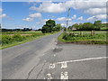 View North along Cortamlat Road from the Island Road junction