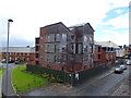 New flats under construction near Ellesmere Port Railway Station