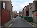 Alley that runs behind shops on Commercial Street and Station Parade