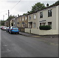 Houses near the NW end of Greenfield Street, New Tredegar