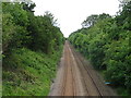 Railway towards Bidston