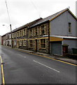 Row of stone houses, Duffryn Terrace, New Tredegar