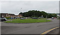 Grassy roundabout, Parc Pontypandy, Caerphilly