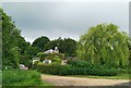 East Lodge, with topiary