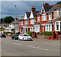 Row of brick houses, Chepstow Road, Newport