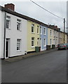 SO1403 : Pastel colours in New Tredegar by Jaggery