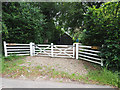 Entrance gate for Woodcock Hall