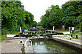 SP1876 : Knowle Top Lock south-east of Solihull by Roger  D Kidd