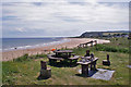 Picnic table above Shandwick Bay