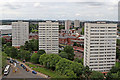 City centre tower blocks  in Birmingham