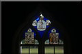 View of a stained glass window in Strawberry Hill House #4