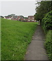 Path from Elm Drive towards Holly Road, Risca