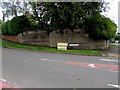 Yellow grit/salt box, Ridgeway, Newport