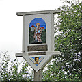 TM0799 : Morley St. Peter village sign (detail) by Adrian S Pye