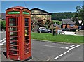 The old telephone box in Fritchley