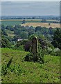 Old stone gatepost above Fritchley