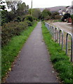 South along a combined footpath and cycleway, Wyndham