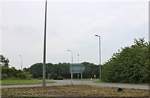 TF1408 : Roundabout on the A15, Northborough by David Howard