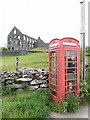 Phone box and Pont-y-Pandy slate mill