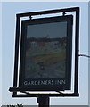 Sign for the Gardeners Inn, Awsworth