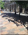 Multi-coloured granite paviors, Gordon Street, Glasgow