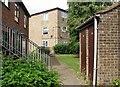 Path between flats on Albert Place