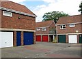 Flats and garages at Saunders Court