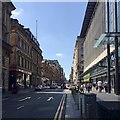 West on St Vincent Street, Glasgow