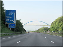 SX9693 : Redhayes Bridge Over M5 Near Junction 29 by Roy Hughes