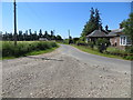 Minor road at Model Cottages