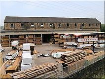 SE0641 : Builder's Yard at Keighley by David Dixon
