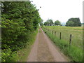 Minor road (track) approaching Howgate