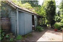 SS8746 : Estate workshop, Greencombe Gardens by John C