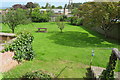 Picnic area behind Porlock Library