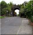 East side of Littlemoor Road railway bridge, Weymouth