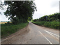 Priory road leading to Great Cressinham