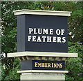 Sign for the Plume of Feathers, Loughton