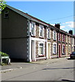 Houses at northern end of High Street, Ynysddu