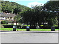 Dark green cabinets, High Street, Ynysddu