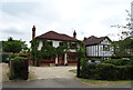 Houses on Loughton Lane, Theydon Bois