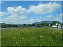 J0822 : Eastern roundabout on the B113/A1 interchange by Eric Jones