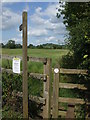 Footpath to Maesdown Hill