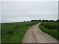 NJ7612 : The lane to Wardes Farm by David Purchase