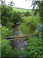 Pipeline crossing the Mill Burn