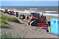 TF5477 : Beach site for Environment Agency beach nourishment scheme by David Martin